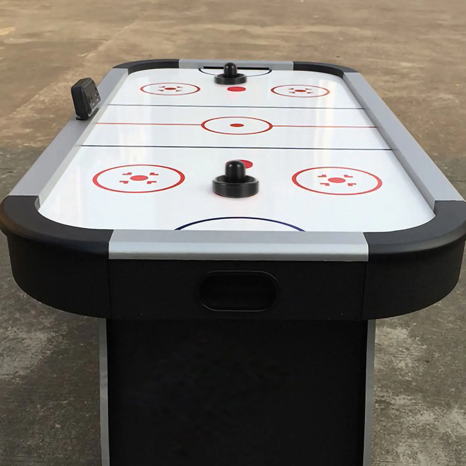 

2 Sets Air Pucks Plastic Pushers Replacement Parts For Mini Tables Home Accessories Portable Handles Paddles Hockey Table Supply