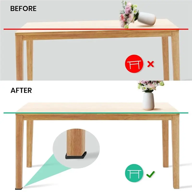 A56P-20Pcs Furniture And Appliance Leveling Kit: Composite Shims And Wedges For Doors And Furniture Adjustment