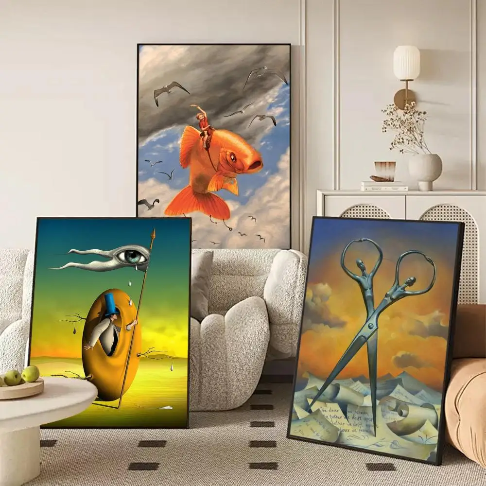 السريالية رينيه ماغريت اللوحة الخط قماش المشارك غرفة لوحة على الحائط لتزيين المنزل الفن المساحات المضادة للتجاعيد