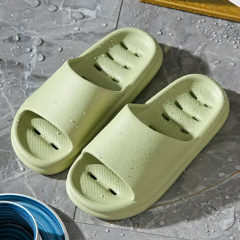 New Bathroom Shower Anti Slip Odor Proof and Cool Slippers with A Sense of Leakage and Quick Drying Indoor Slippers for Women