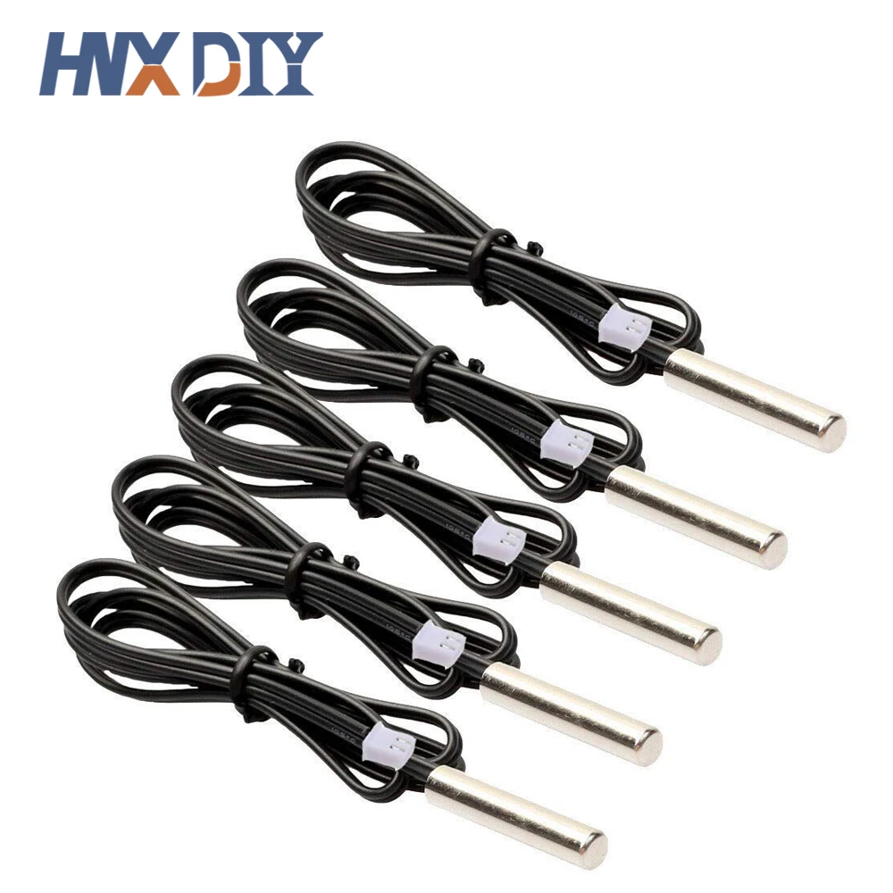 10pcs 10K 1% 3950 0.5M NTC Thermistor Accuracy Temperature Sensor Digital Temperature Sensor Probe For W1209 W1401 DIY Kit