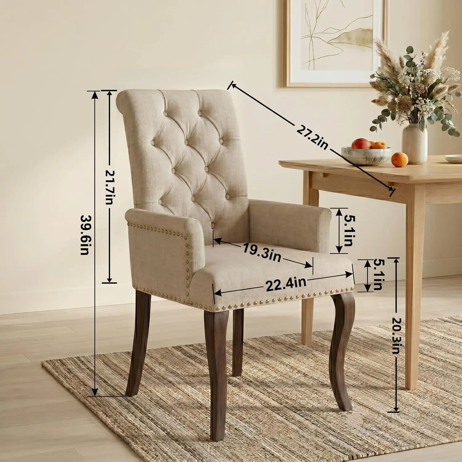 Thumbnail 2 - #39 Low Price Upholstered Dining Chairs Deals