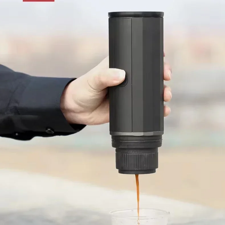 zeroHero Fully Automatic Portable Mini Coffee Espresso Machine 15 Bar Rechargeable Hot Water Outdoor Capsule Coffee Machine