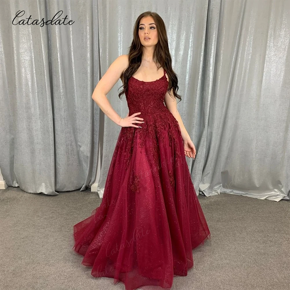 Catasdate A Line Evening Party Dresses Formal Prom Dresses for Graduation Women Dress for Gala Party 2024 vestidos de fiesta