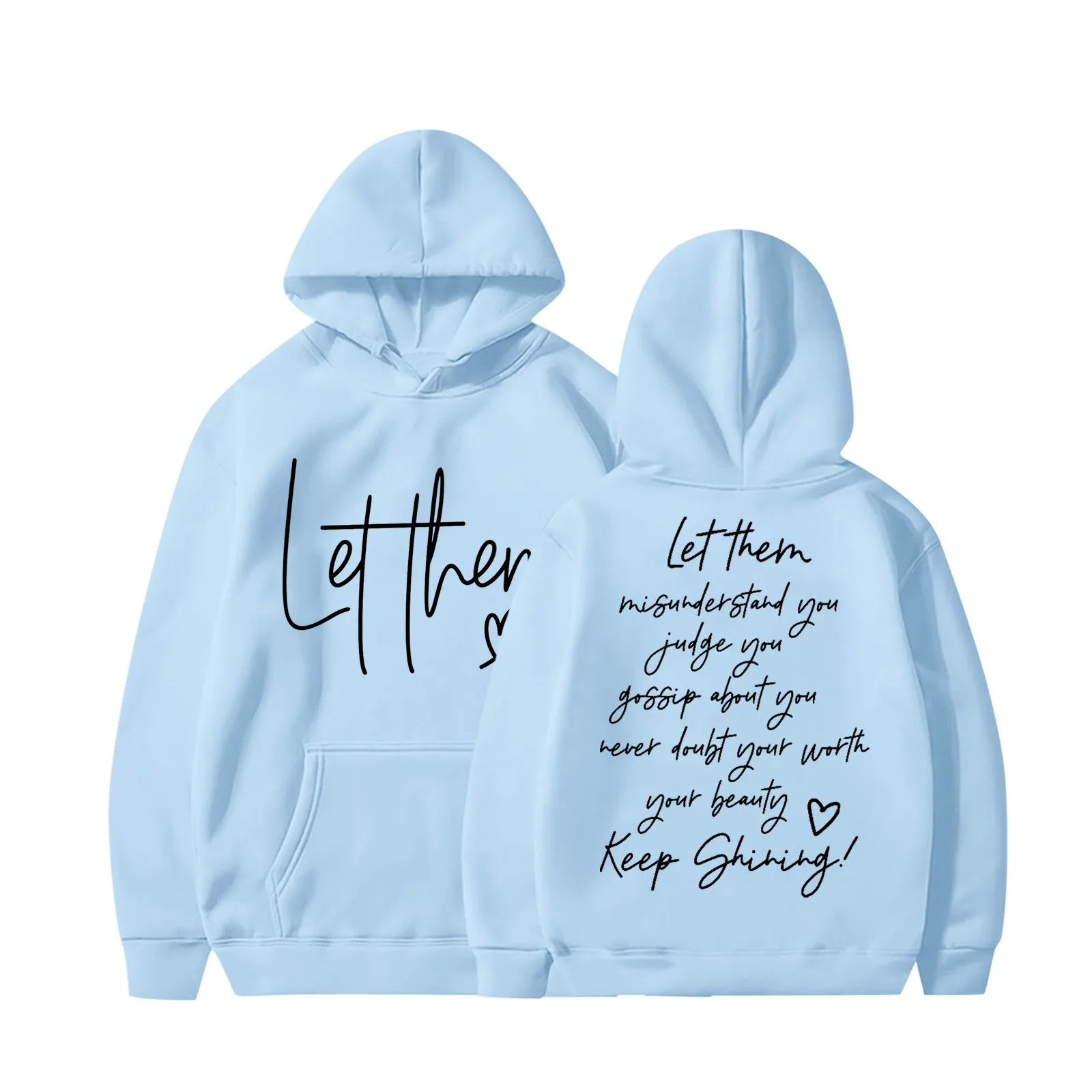 

Letter Printed 2024 Hot New In Hoodie Women Casual Fashion Pullover Oversized Sweatshirts Hip Hop Streetwear Tops For Women