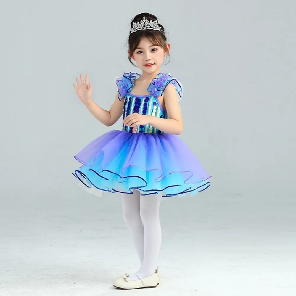 Leotardos para niñas, vestidos, trajes de escenario, tutú, ropa para niños, Ropa de baile, ropa para niños, vestido de Ballet elegante y bonito
