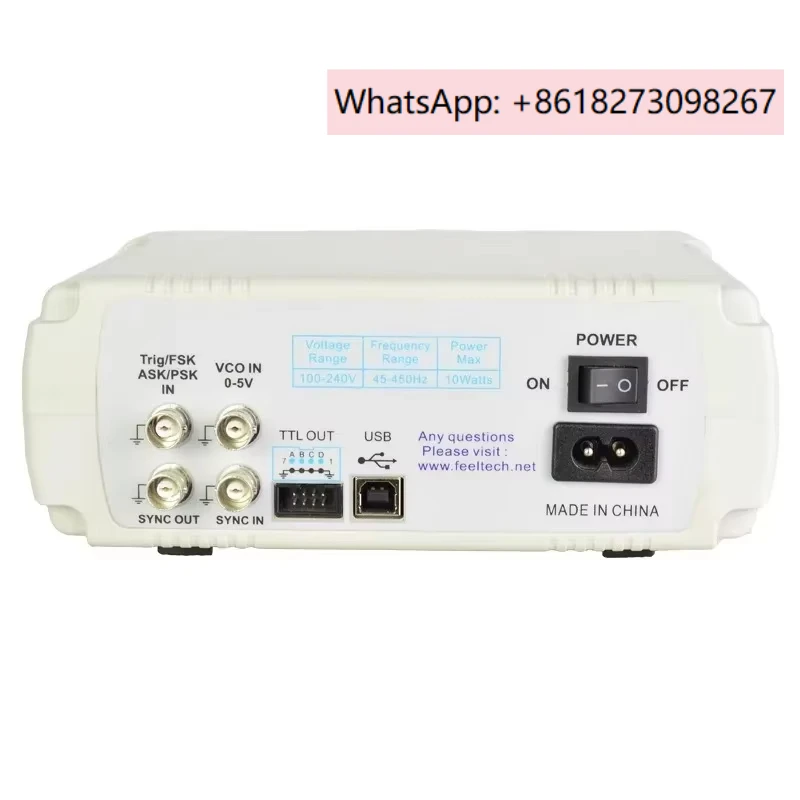 FY6600 Programmable Dual Channel DDS Function Arbitrary Waveform Signal Generator/Pulse Signal Source/Frequency Meter