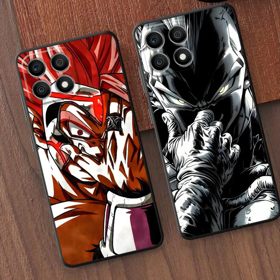 Dragon Ball Vegeta Art funda para Honor X7 90 X5b X8 X6 70 8X 200 400 Lite X9a Magic5Lite funda de teléfono suave negra