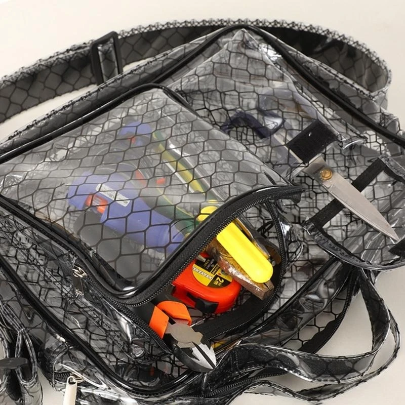 

G5AE Anti-Static Cleanroom Clear Tool Bag Zipper Closure PVC for Engineer