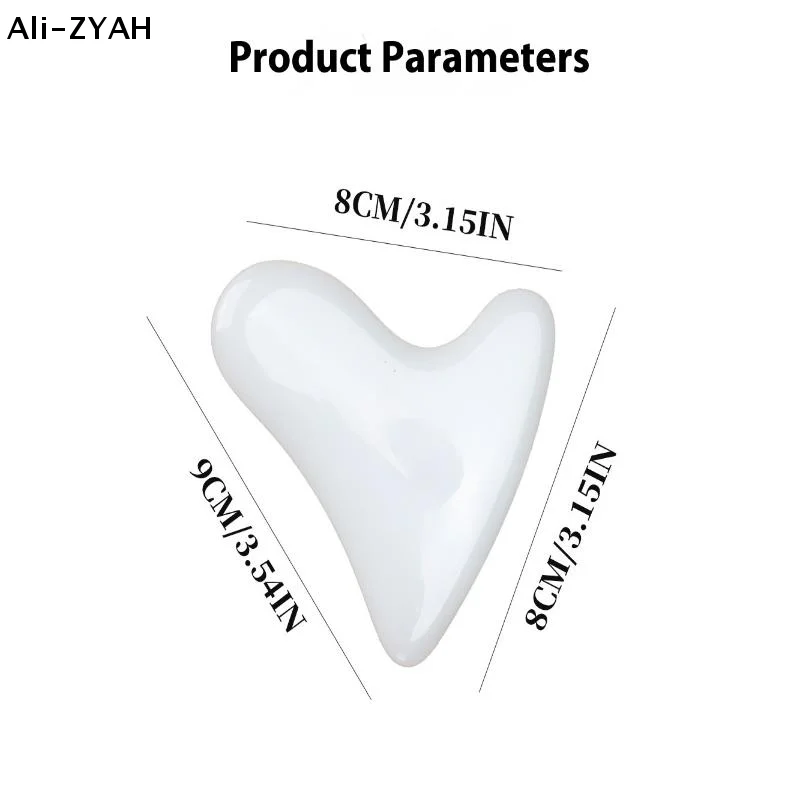 

【ZYH】1 шт. 2026 Скребок Гуаша из высококачественного силиконового стекла, массажер для лица, доска для массажа Гуаша, пластина для лифтинга и коррекции овала лица