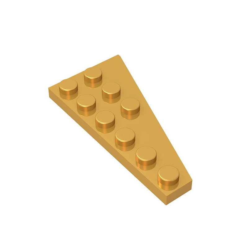 Gobricks GDS-551 Wedge, Plate 6 x 3 Left  compatible with lego 54384 pieces of children\'s DIY Building Blocks Technical