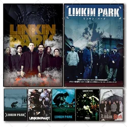 1PC Band L-Linkin Cool P-Park Poster Self-adhesive Art Waterproof Paper Sticker Coffee House Bar Room Wall Decor