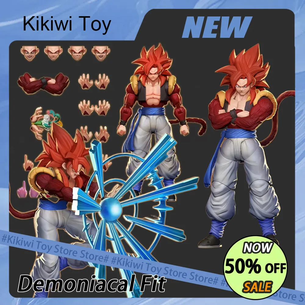 

New Demoniacal Fit Dragon Ball Figure 3.0 Body Ssj4 Gogeta Anime Action Figures Super Saiyan Figurine Collection Model Toys Gift