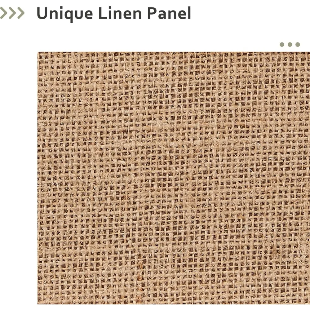 منضدة مزرعة ذات 3 أدراج من منتصف القرن مع مساحة تخزين، طاولة بجانب السرير الحديثة، لوحة كتان منحنية، طاولة نهاية للتخزين لـ B