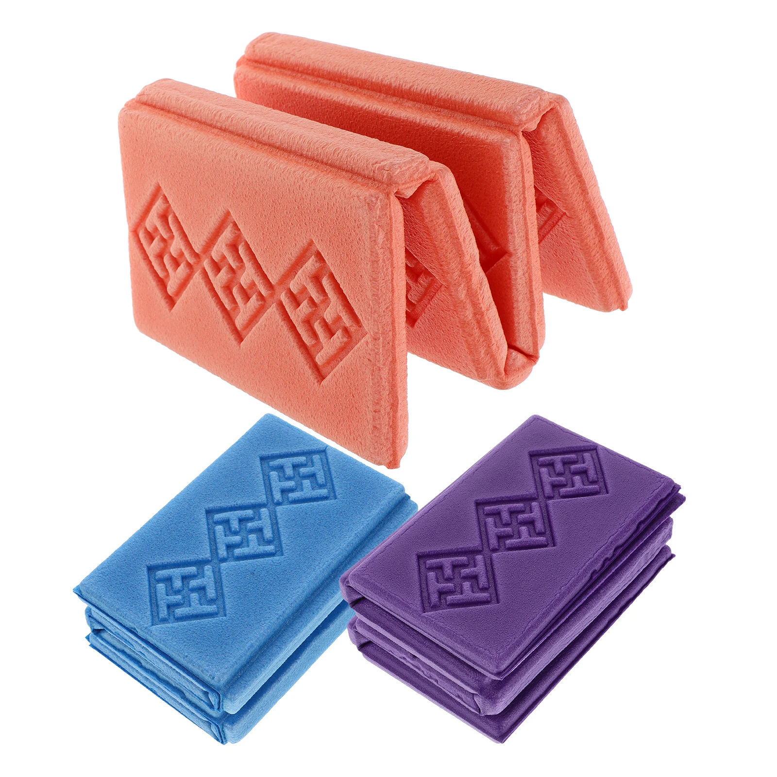 

3 Pcs Outdoor Cushion Blanket for Camping Picnic Seat Beach Mat Sponge Garden Lightweight Foldable Travel