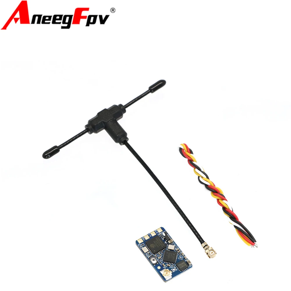 

BAYCK ELRS 915MHz / 2.4GHz NANO ExpressLRS Receiver with T type Antenna Support Wifi upgrade for RC FPV Traversing Drones Parts