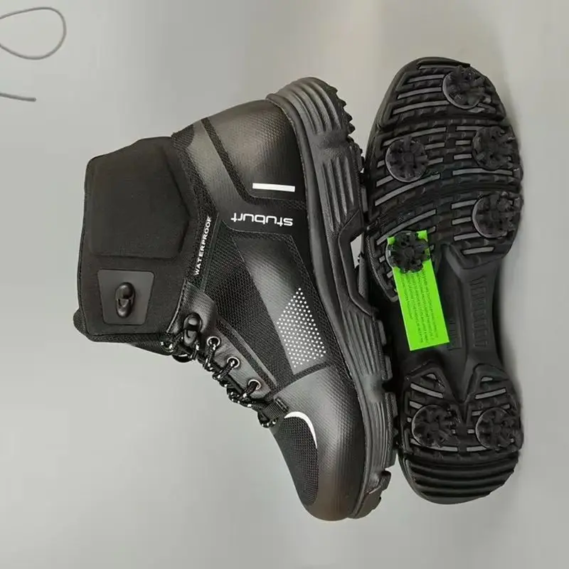 2026 Professional Golf Shoe Man Hard-Wearing Gym Sneakers Men Non-Slip Walking Shoes for Men Outdoor Lawn Man Golf Sneakers High