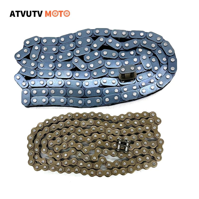 

1pcs 25H T8F 136L Chain With Spare Master Link For 47cc 49cc 2 Stroke Engine ATV Quad Go Kart Dirt Bike Pocket Mini Motor Bike