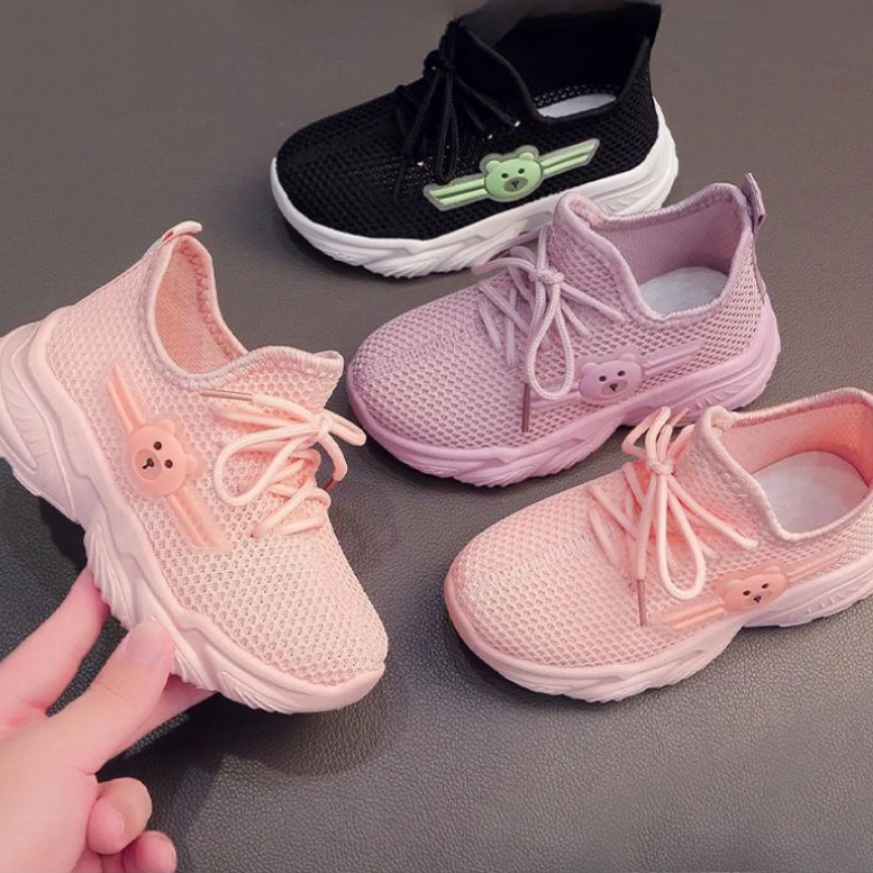 Fashion Child Sneaker Spring New Simple Versatile Girl Sneakers Comfort Casual Boy Shoe Breathable Light Trendy Kid Shoes Tenis