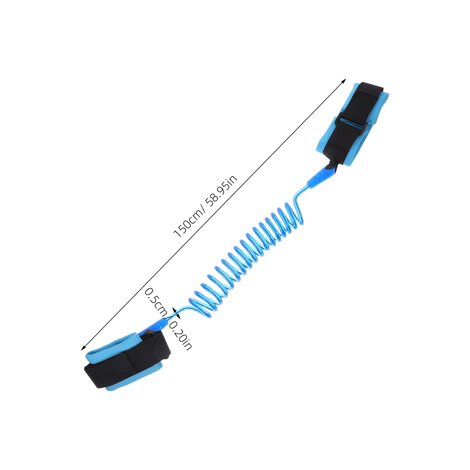 Тяговая веревка на запястье, детский поводок, анти-потерянный ремень, синяя двухслойная лента 1,5 м для детей, активный отдых на свежем воздухе в помещении