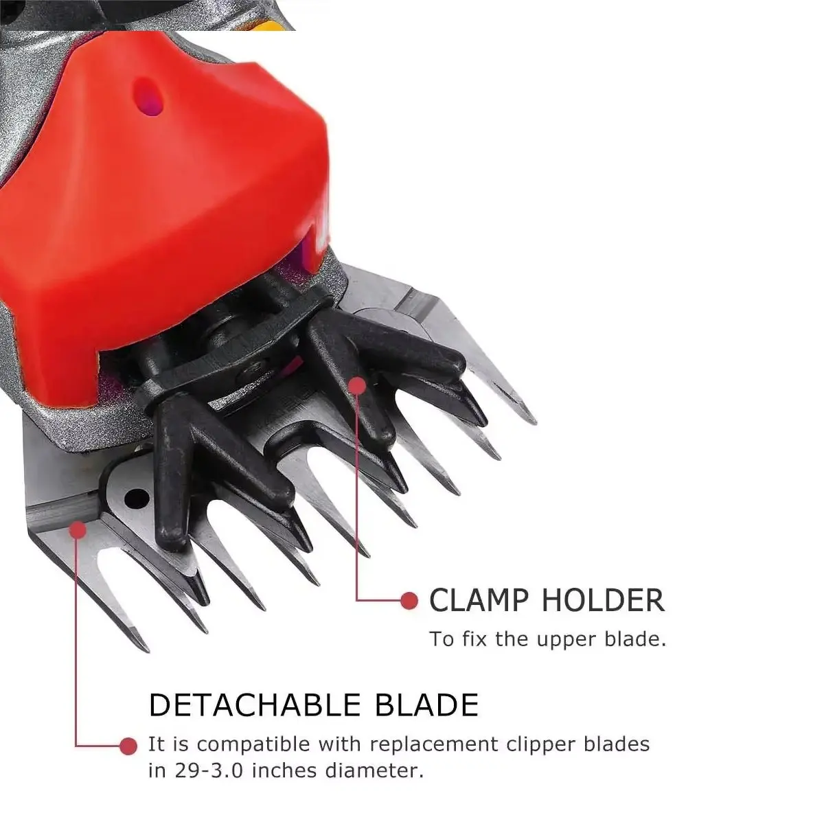 

6-скоростная электрическая машина для стрижки овец и коз, триммер, инструмент для автоматизации, ножничная машина для резки шерсти с коробкой, 13-зубчатый зажим