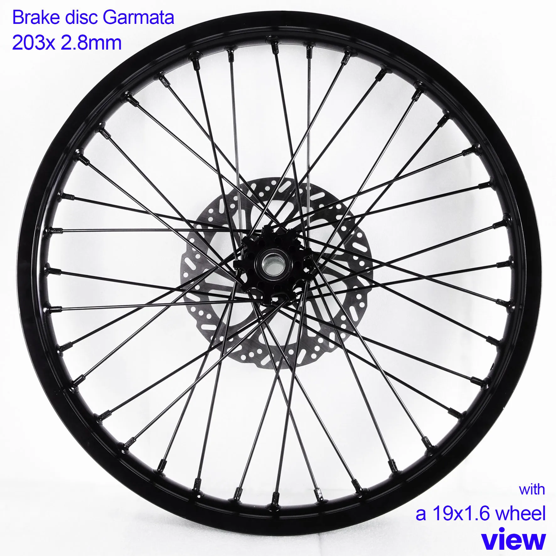 Bicycle Brake disc 203 x 2.8mm / 44mm bcd