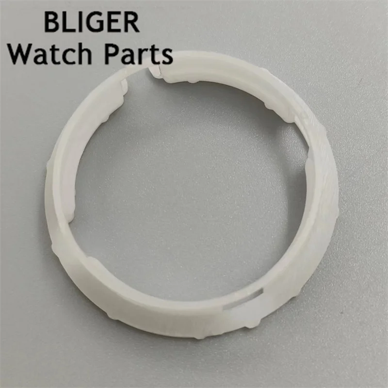 BLIGER Plastic Ring Inner Cover Movement Spacer Ring for miyota 2813 Movement 43MM Watch Case Accessories