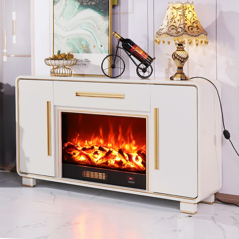 Fireplace decoration cabinet electronic fireplace core simulation fire living room porch cabinet decoration