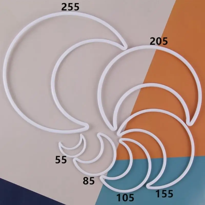 62kd Lua lua DIY Lua plástico branco para vários Dreamcatchers Creation