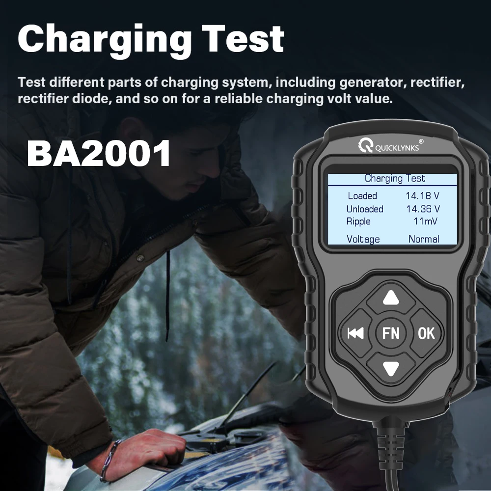 QUICKLYNKS BA2001 Vehicle Battery Tester