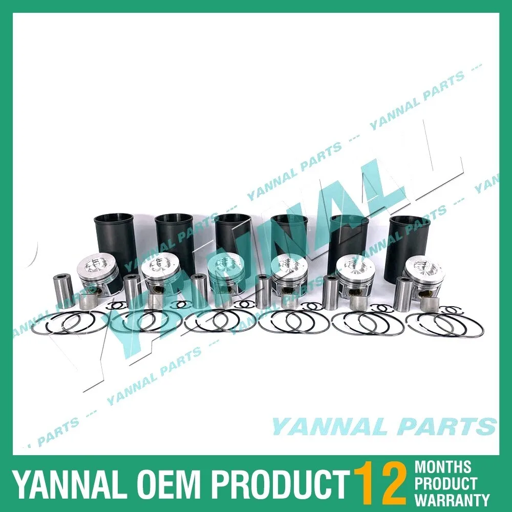 

New For Hino J08 J08E Cylinder Overhaul Liner Kit With Piston Rings