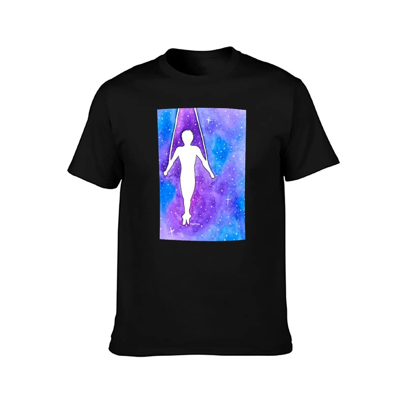 Celestial Aerial Straps Artist T-Shirt Basic Solid Tee for Daily Use T-Shirt