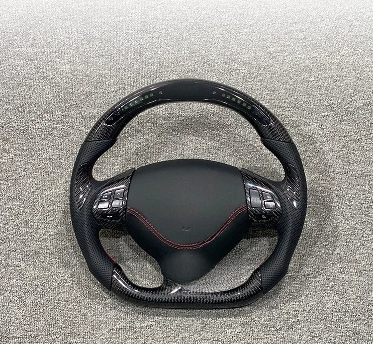 

Suitable For Mitsubishi Yishen Car Interior Decoration Daquan Carbon Fiber Steering Wheel Anti-skid Cover Accessories Upgrade