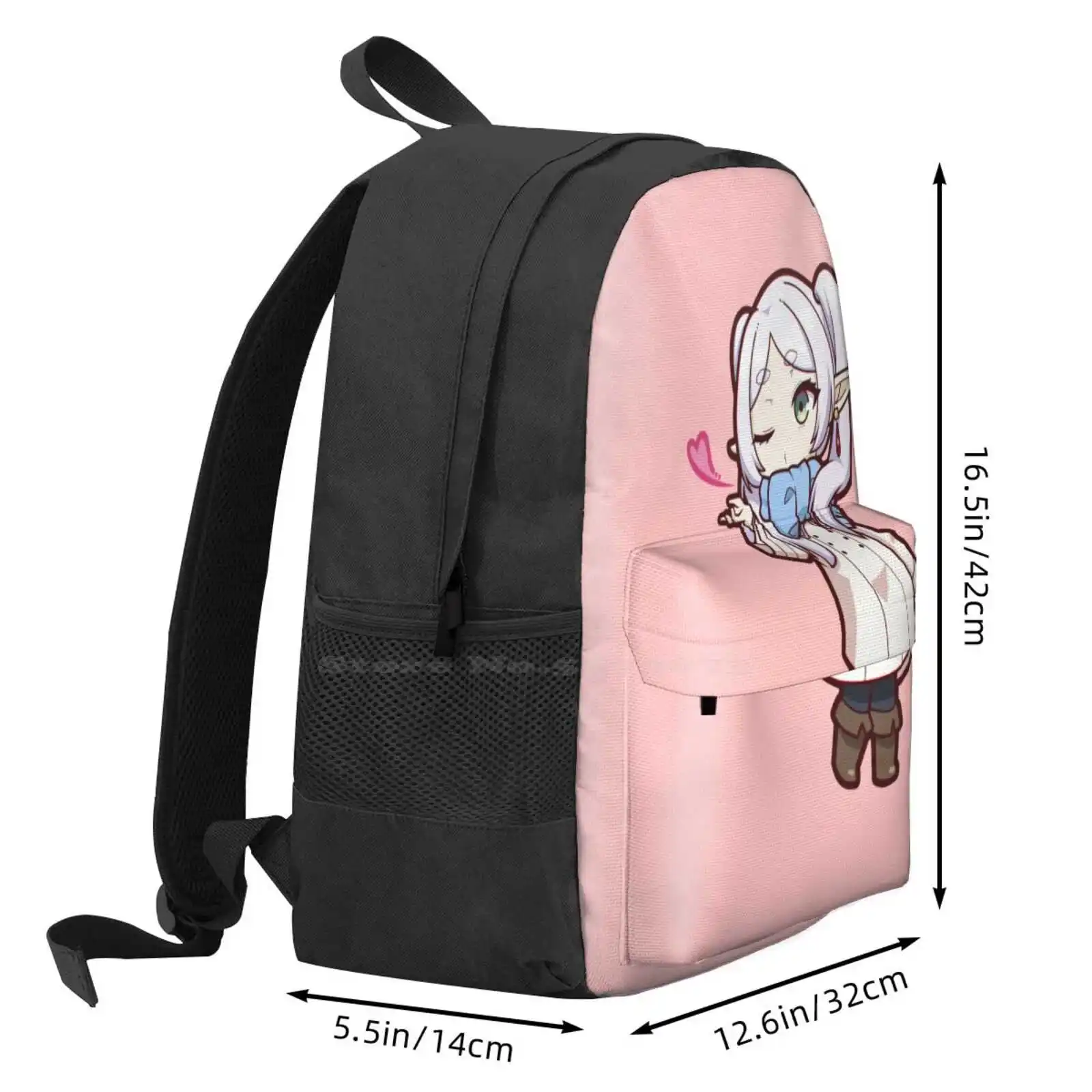 Frieren-Flying Kd'appareils Cartable Sac à Dos, Sacs à la Mode, Sousou No Frieren Chibi Mage Elf, Vente Chaude