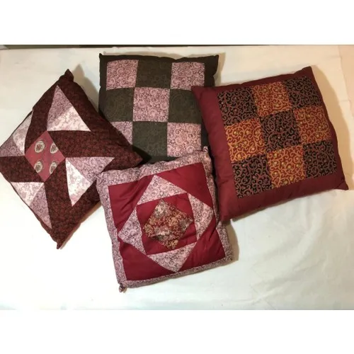 Belisama Talisman Patchwork, Print Japanese Fabric Patchwork Pillow-4 Pcs