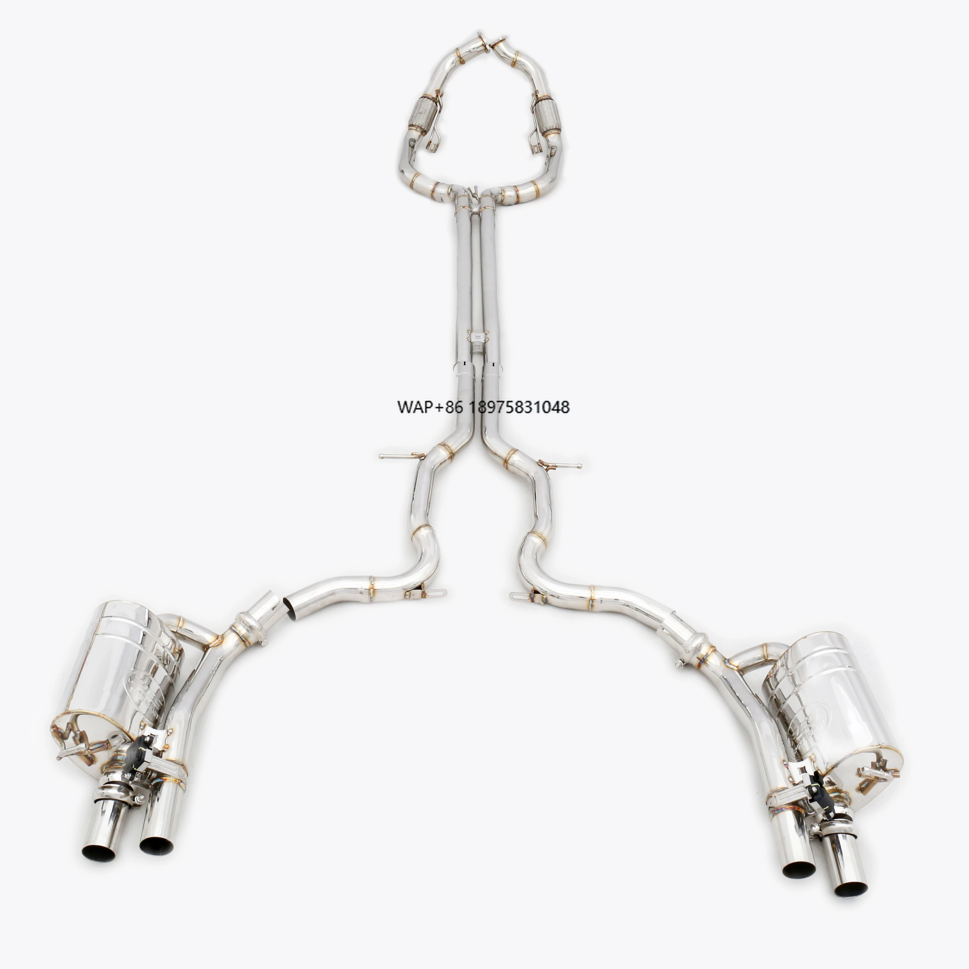 

Premium Quality Custom 304 Stainless Steel/Titanium Valved Exhaust System 971 2.9T Exclusive Exhaust Pipes