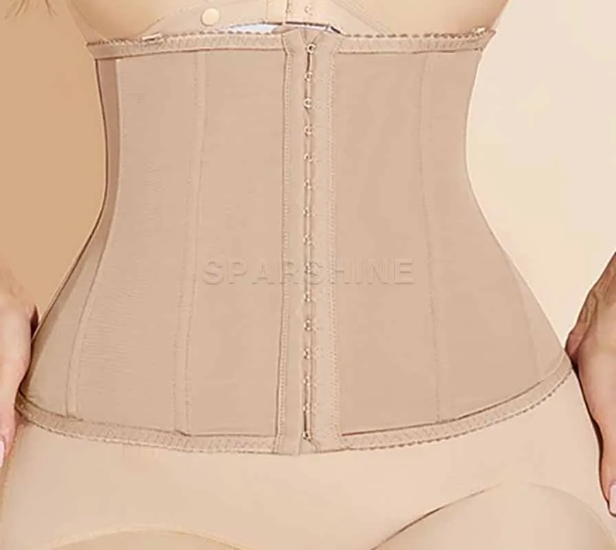 Waist Trainer with Three-Breasted Steel Bone, Waist Trainer, Body Shaping Straps, Tightens Belly