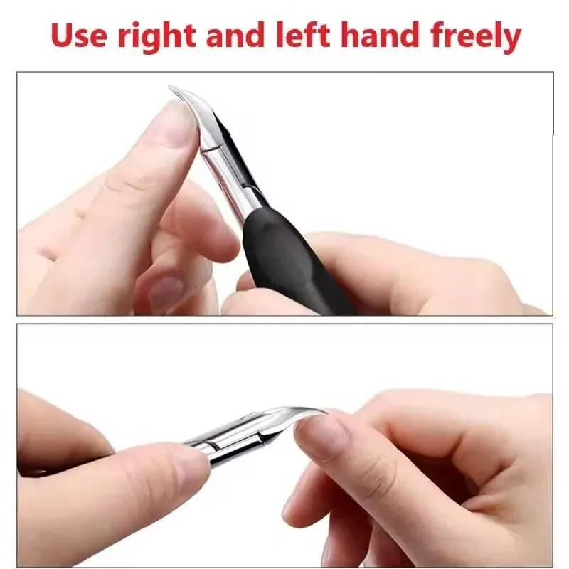 

Professional Toe Nail Clippers Cutter Ingrown Toenail Tool Thick Nail Dead Skin Remover Super Sharp Curved Blade Nail Tools