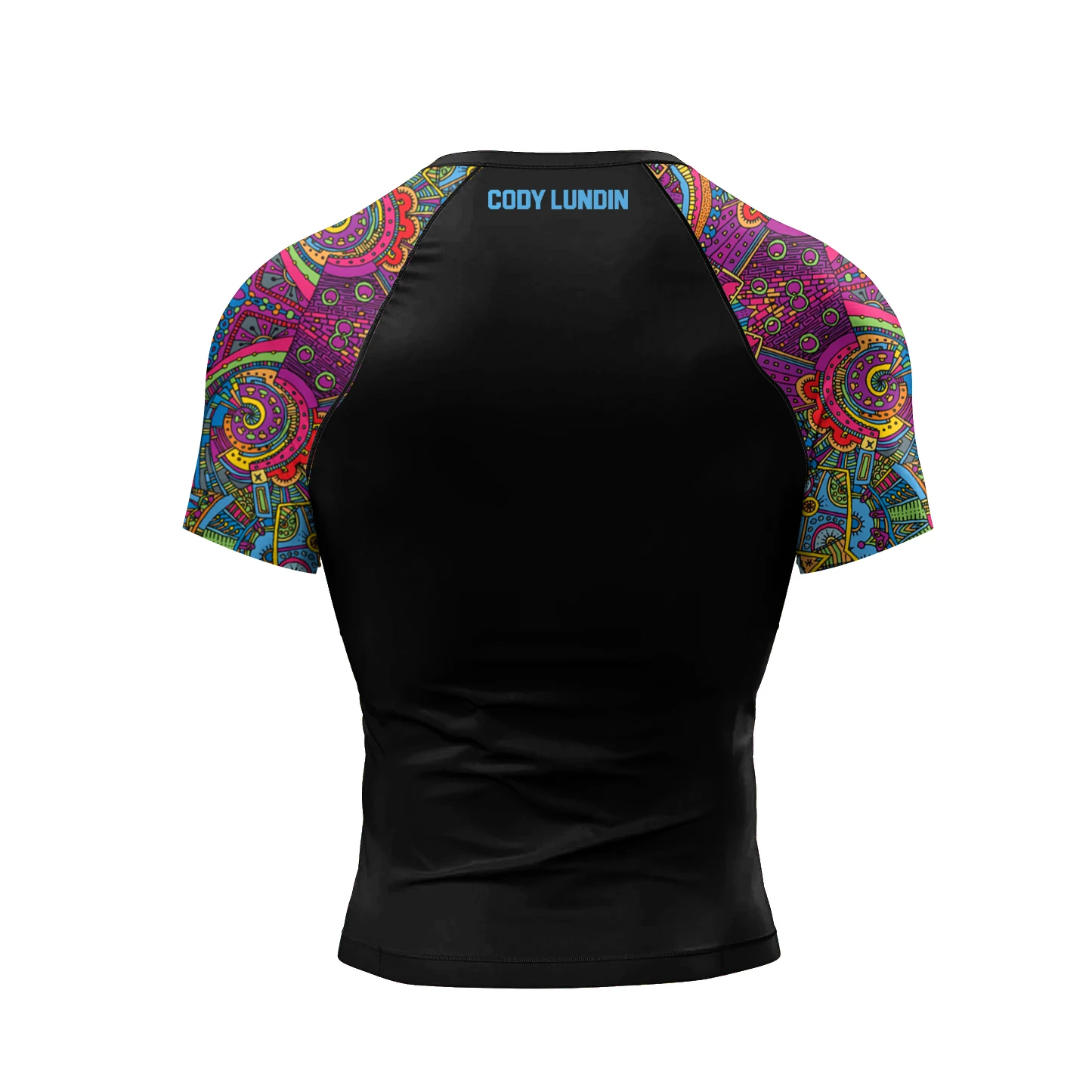 Cody Lundin koszulka kompresyjna t-shirty z krótkim rękawem Bjj siłownia modna koszulka kulturystyczna Top młodzieżowa męska