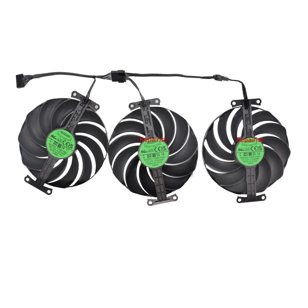 T129215BU,GPU Cooler,Graphics Card Fan,For ASUS TUF RTX 4090 GAMING OG OC,For ASUS TUF RTX4090 GAMING OG,Video Cards Cooling