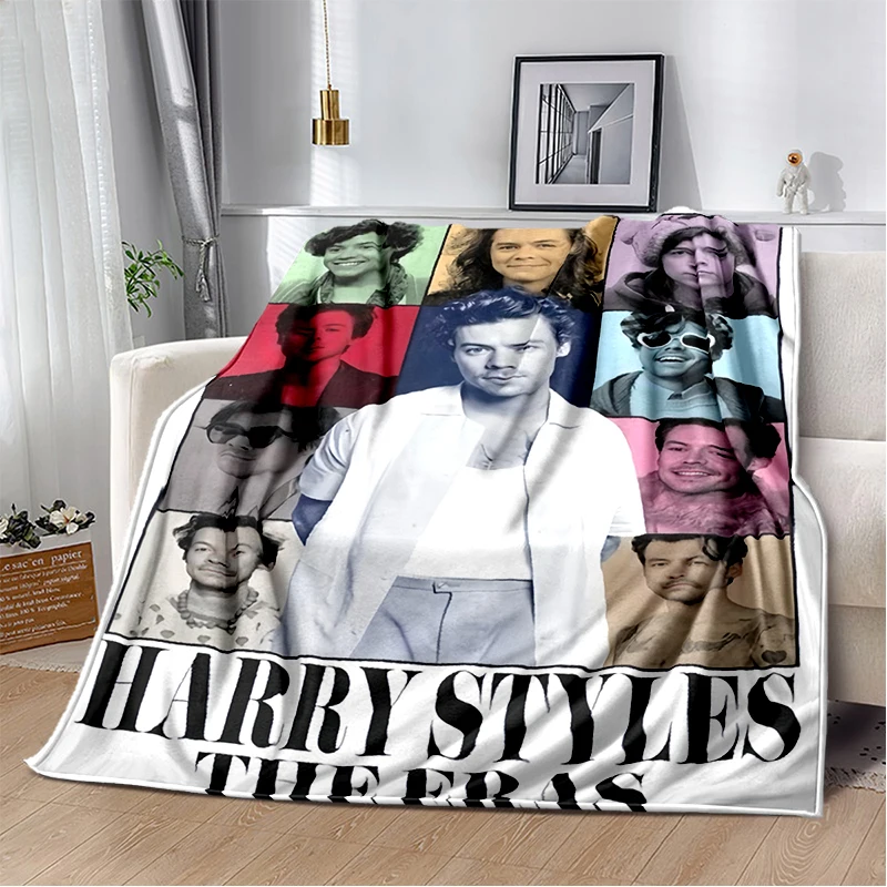 29 Style H-Harry Styles Singer Star Soft Flannel Blanket for Beds Bedroom Sofa Picnic,Throw Blanket for Leisure Nap Gift