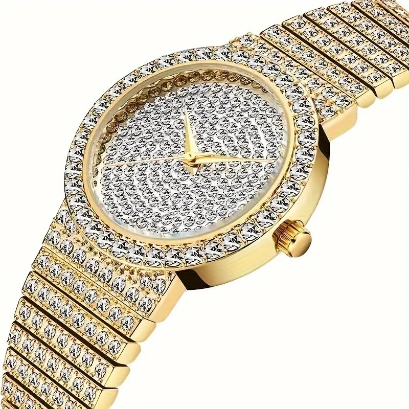 Women Diamond Watches Gold Watch Ladies Wrist Watches Luxury Brand Rhinestone Womens Bracelet Watches Female Relogio Feminino