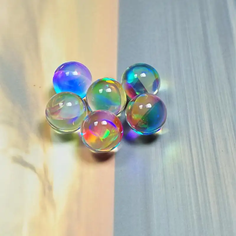 Bola de prisma de Color, accesorios DIY, atrapasol, cristal de arcoíris, cristal, luz de luna, reemplazo de piedras preciosas, colgante de gemas mágicas