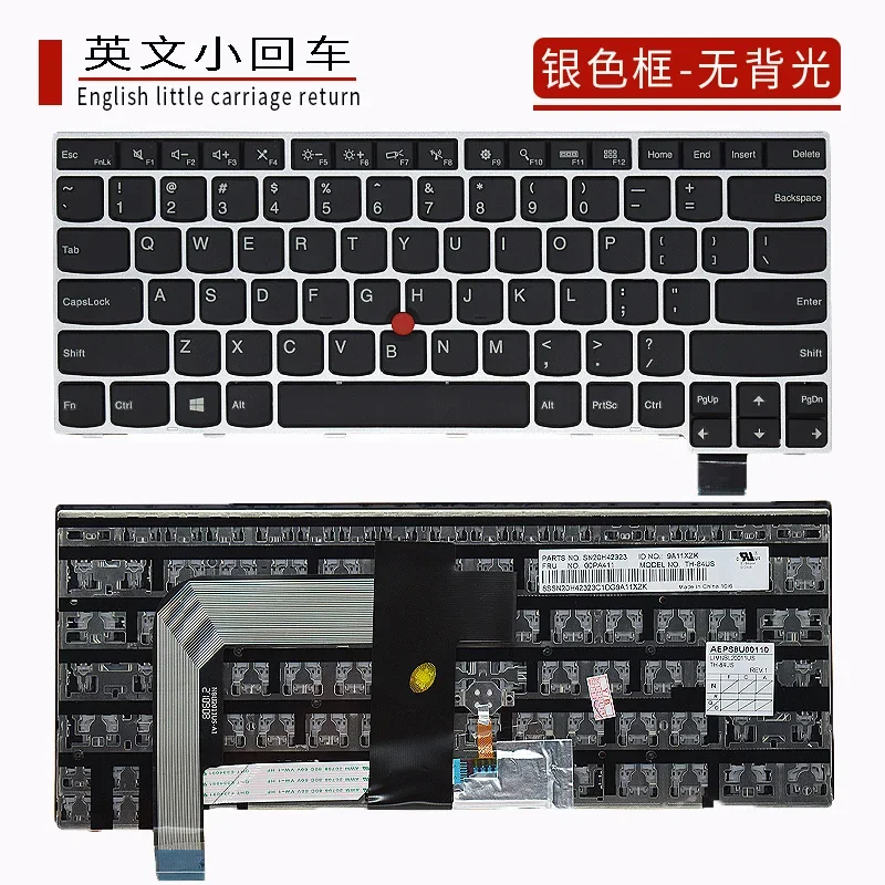 ل ثينك باد لينوفو T460S T470S T460 T470P T480 جديد S2 لوحة المفاتيح 13 2nd