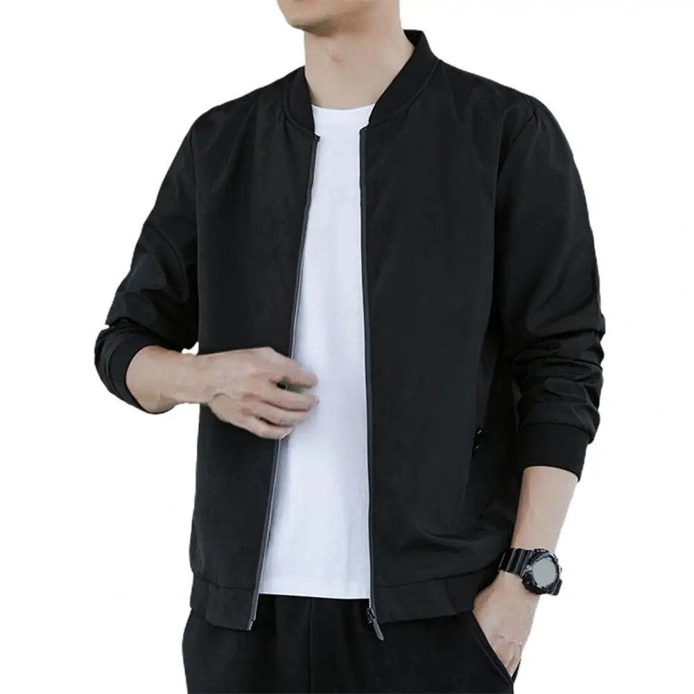 2024 New Jacket Men's Korean-Style Collar Jacket Jumper Men Jacket Tooling Men's Jackets Overcoat For Male