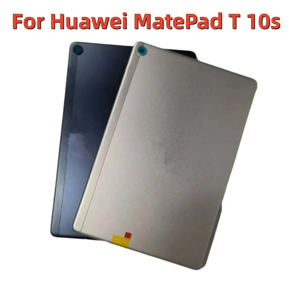 

Корпус T10S для Huawei MatePad T 10s диагональю 10,1 дюйма, зеркальная крышка аккумулятора, Ремонт передней рамы, задняя дверь, задний корпус с логотипом