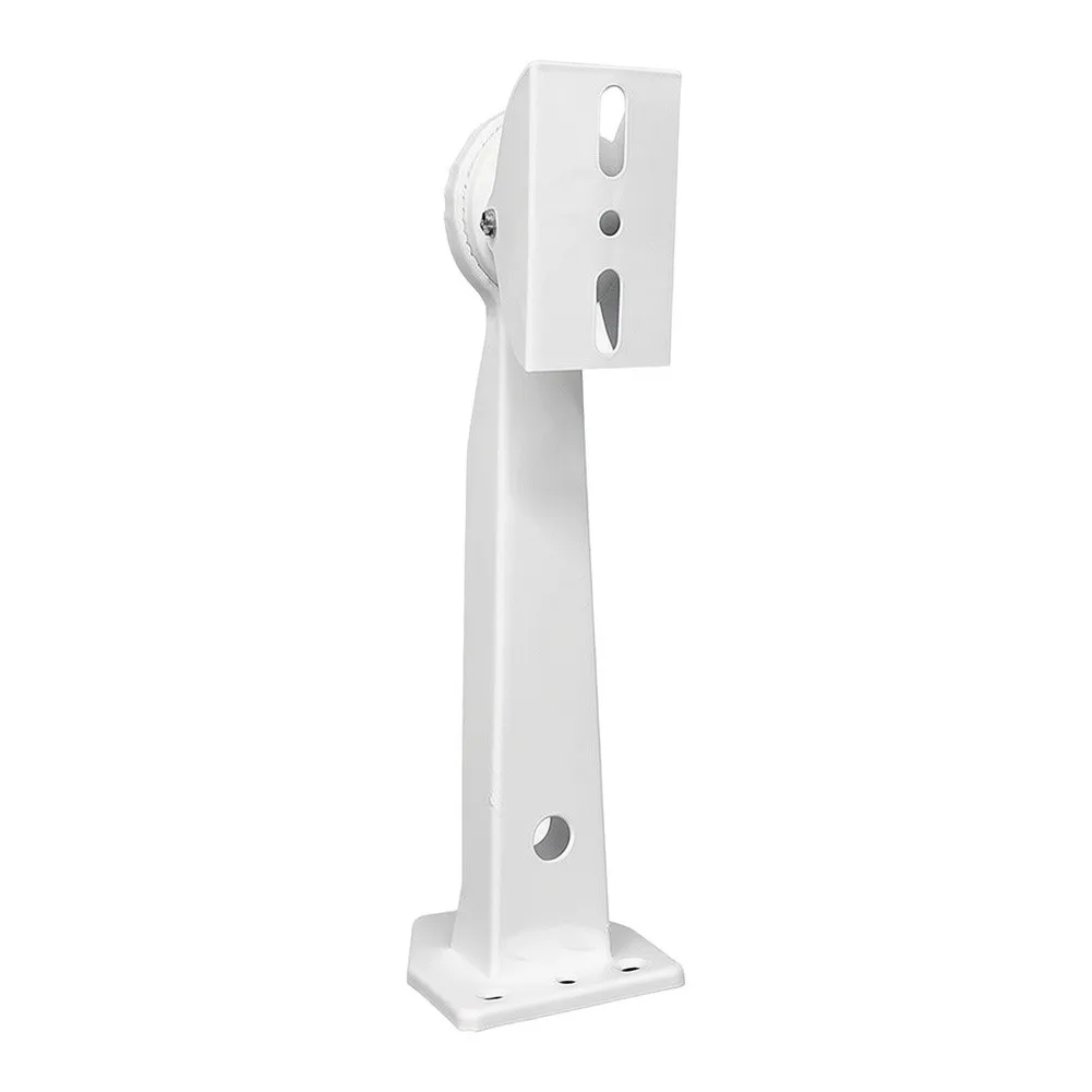 Adjustable Mast Mount Wall Mount Bracket for Security Cameras with 360 Degree Horizontal and 180 Degree Vertical Rotation