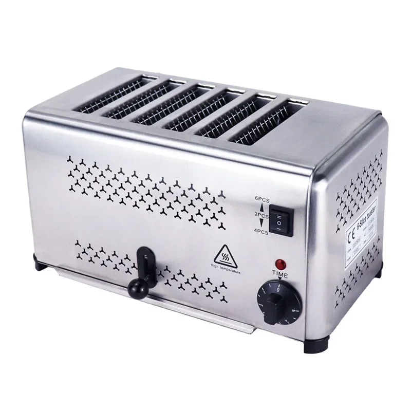 Toasted sandwiches 4 pieces 6 pieces Stainless steel automatic bread machine