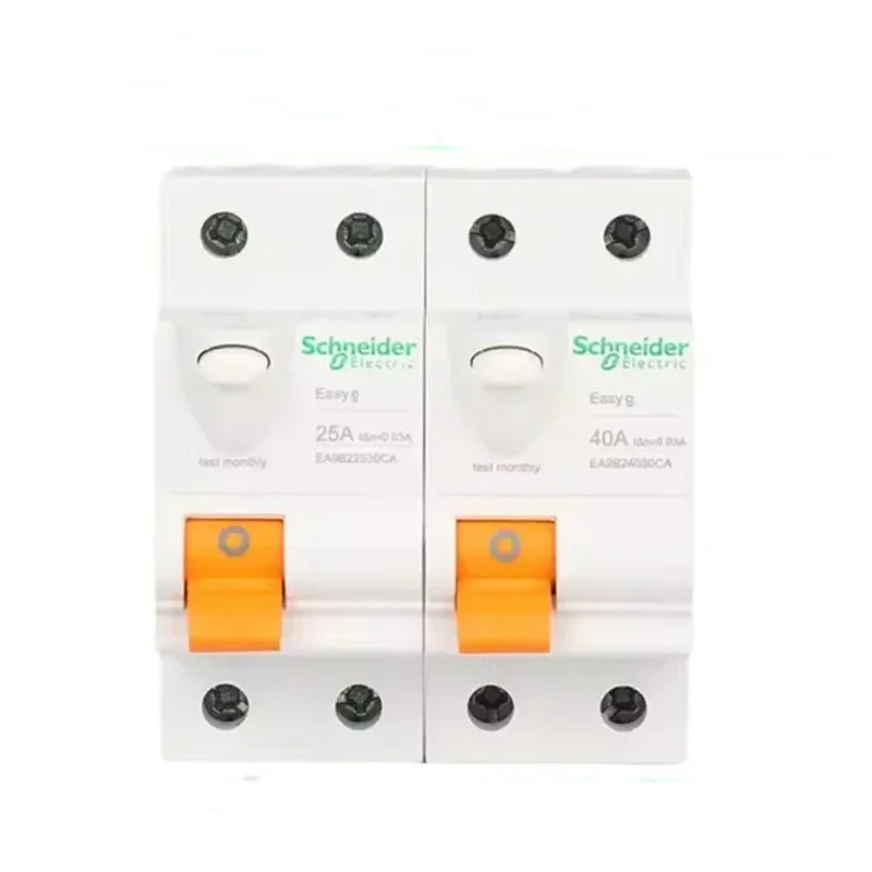 Schneider Electric EA9B 2P 25A 40A 63 A Small Integrated Leakage Circuit Breaker 30mA Class A Original Product