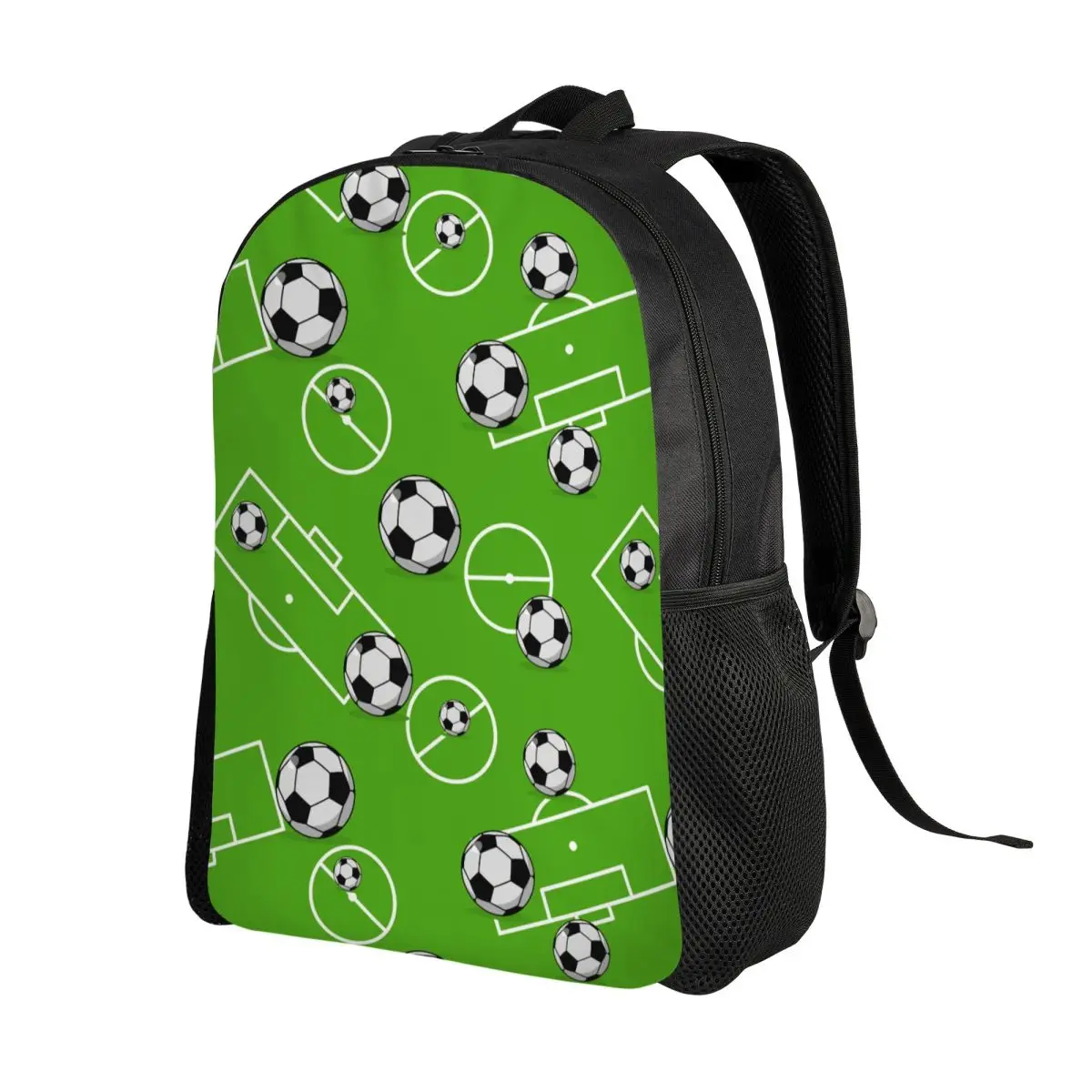 Custom Soccer Balls Lover Football Travel Backpack Women Men School Computer Bookbag Sports Gift College Student Daypack Bags